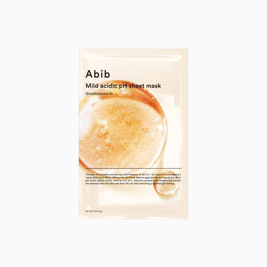 韓國abibPH弱酸面膜10片裝-谷胱甘?(盒裝)