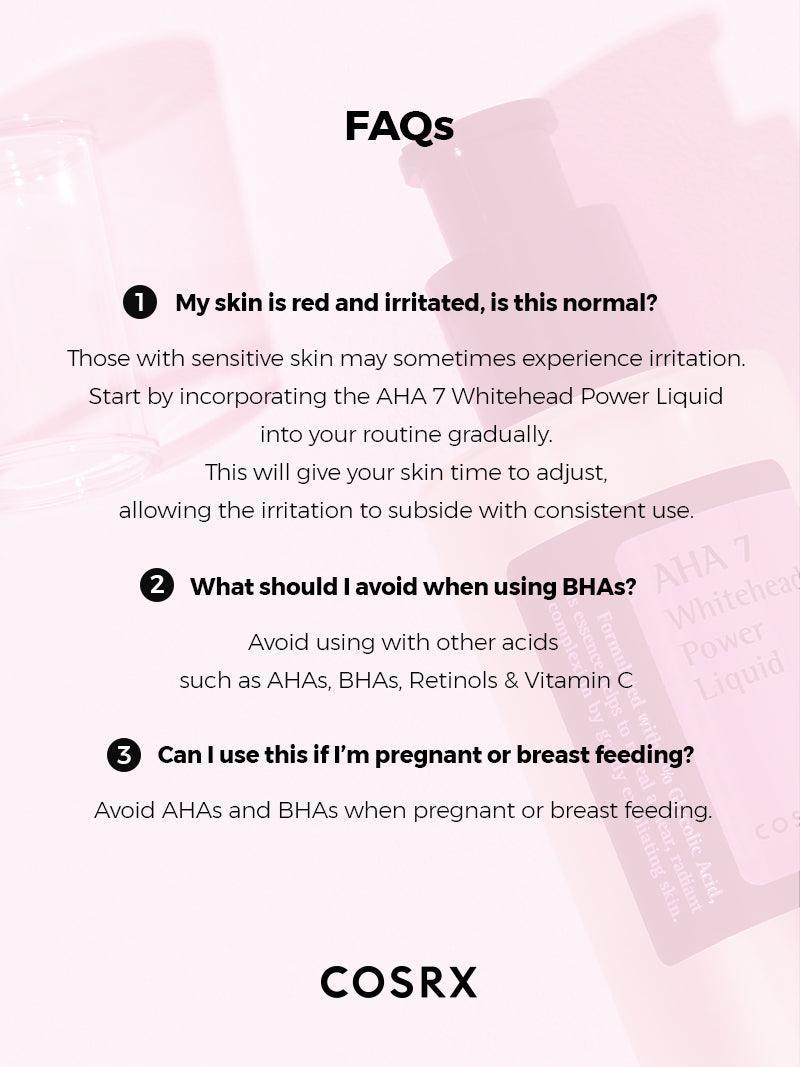 COSRX - AHA 7果酸白頭粉刺水楊白頭超能水 100ml