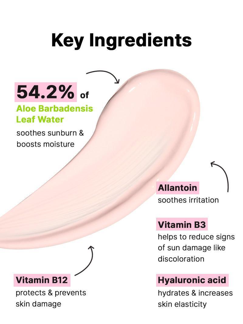 COSRX 蘆薈 54.2% 水潤調色防曬乳 [50ml]