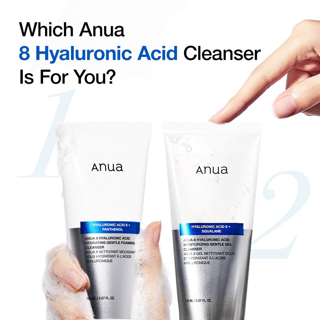 Anua 8 重透明質酸保濕溫和潔面凝膠 [150ml]