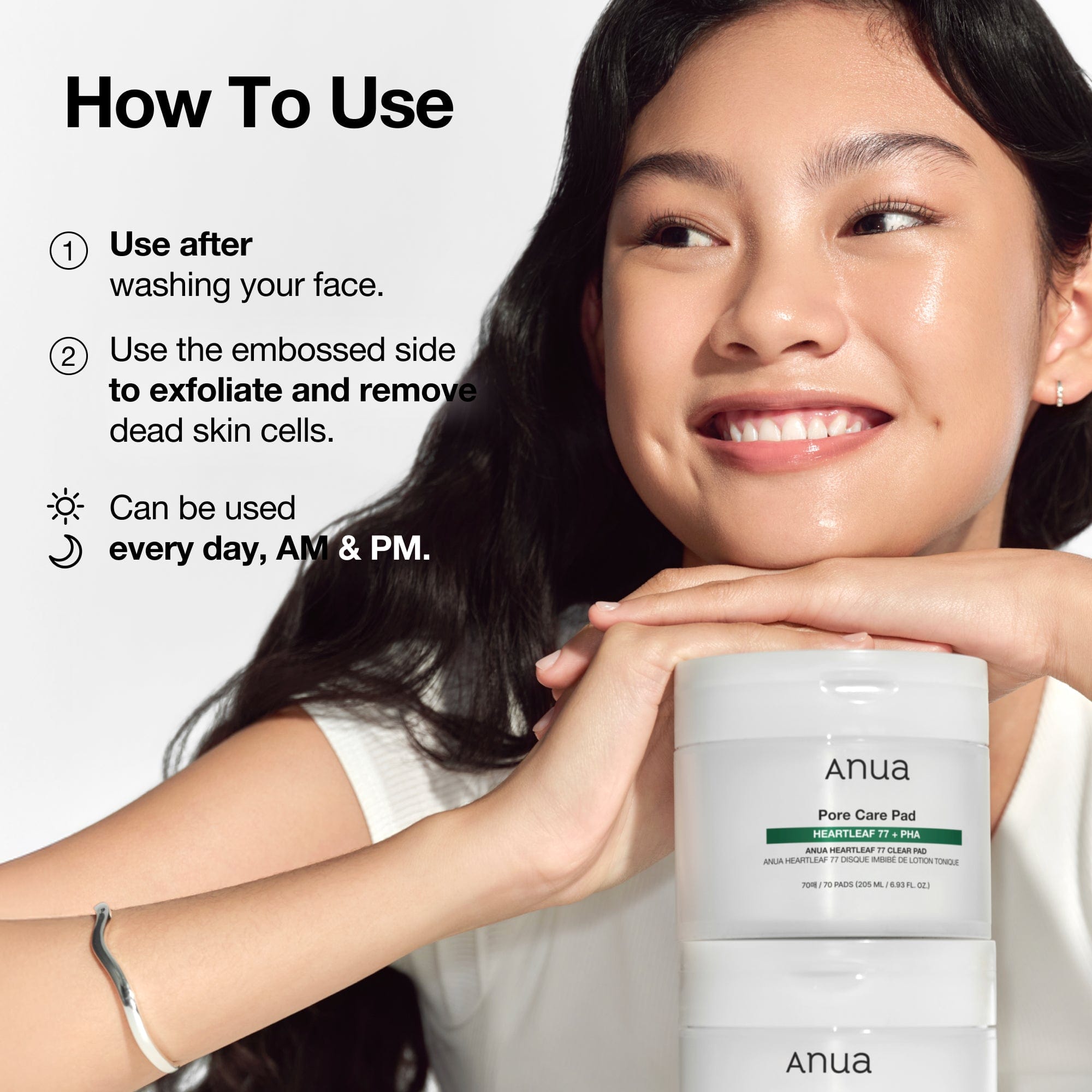 Anua 77%魚腥草收毛孔去暗粒去角質棉 70片