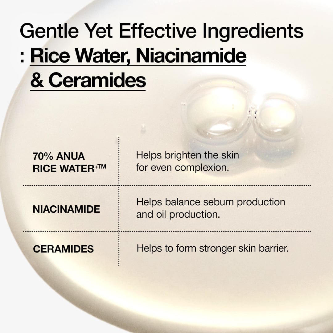 Anua 大米 70% 光澤奶狀爽膚水 [250ml]