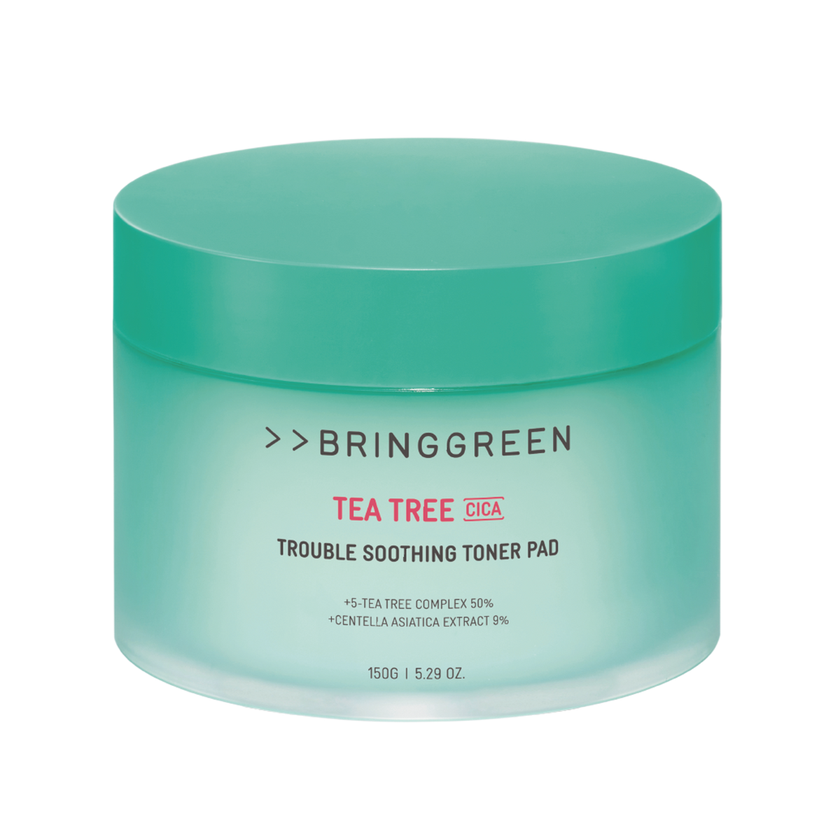 Bring Green-積雪草茶樹強大保濕舒緩爽膚棉90片