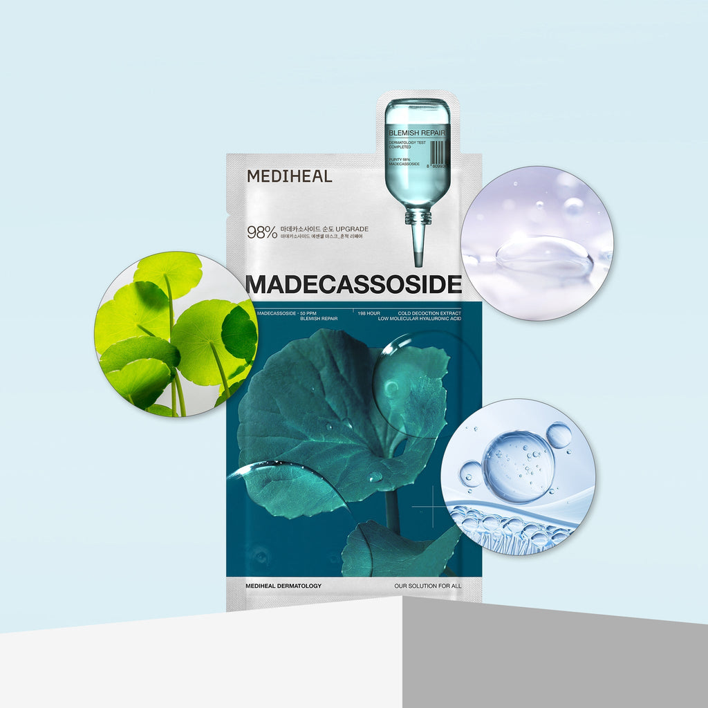 Mediheal 積雪草修護精華面膜 10片 (Madecassoside Essential Mask Blemish Repair)