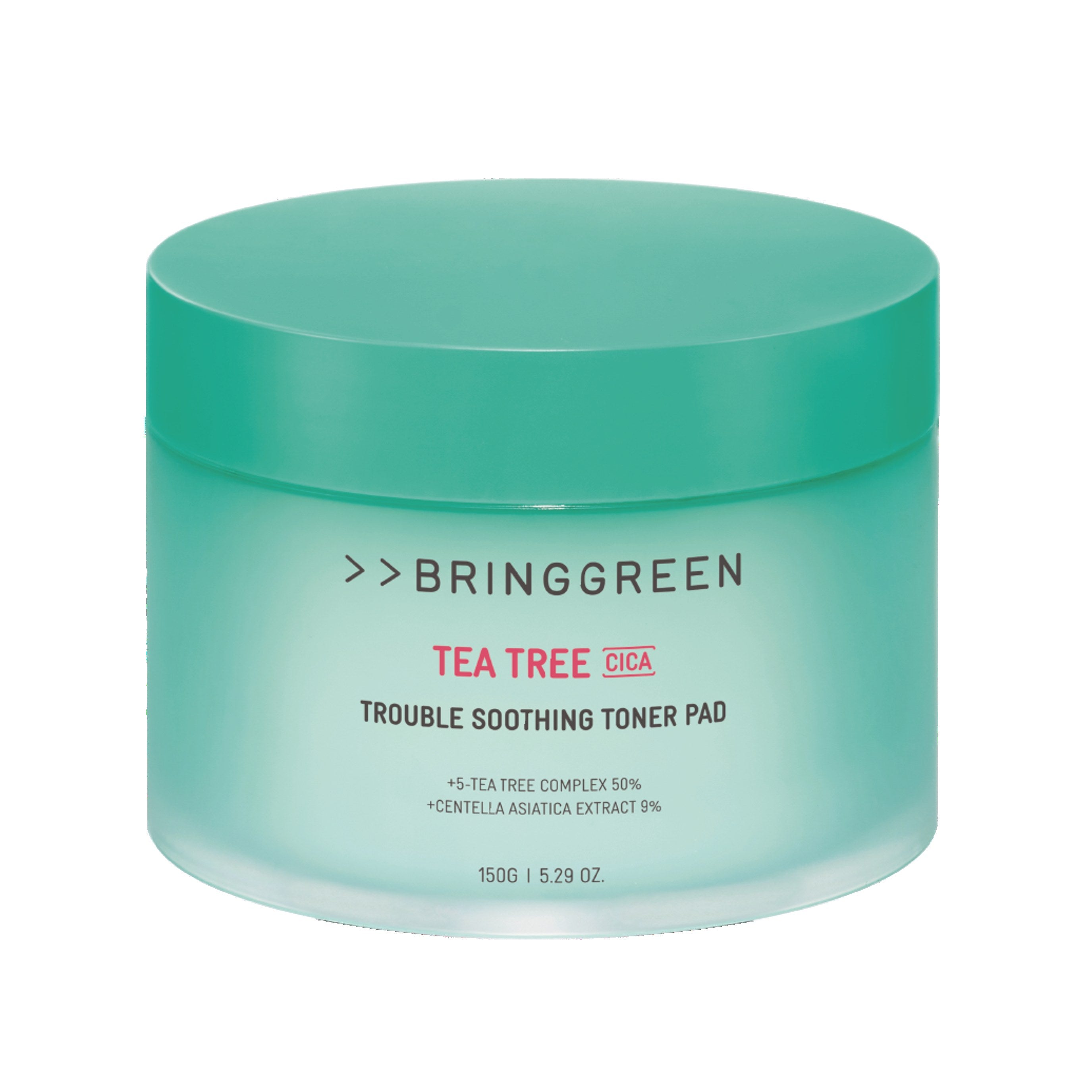 Bring Green-積雪草茶樹強大保濕舒緩爽膚棉90片