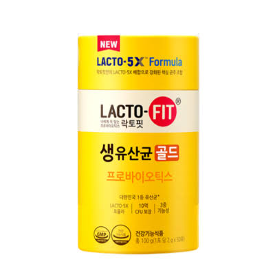 LACTO-FIT 鍾根堂 5X 黃金升級益生菌 50條