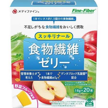 FINE JAPAN 膳食纖維啫喱棒 20包（18g×20）