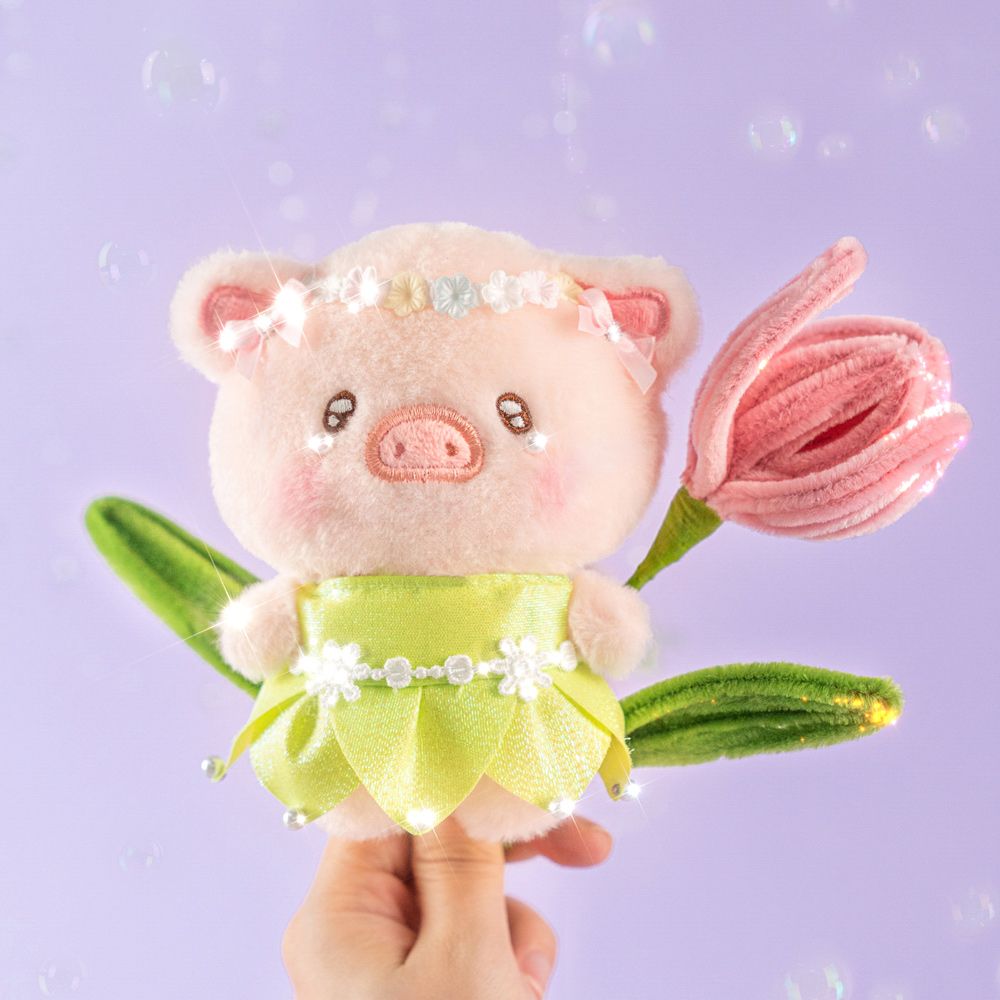 罐頭豬lulu繽紛樂園花仙子lu毛絨掛件-lulu-colourful-paradise-flower-fairy-lu-plush-charm
