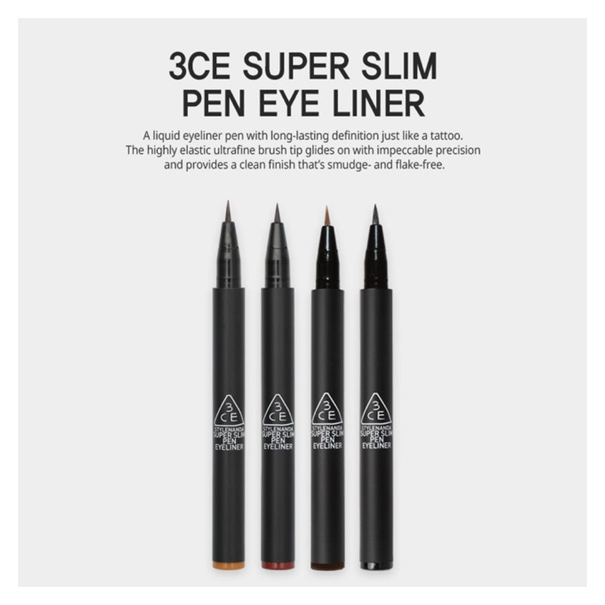 3CE Super Slim Pen Eye Liner 極細眼線液筆