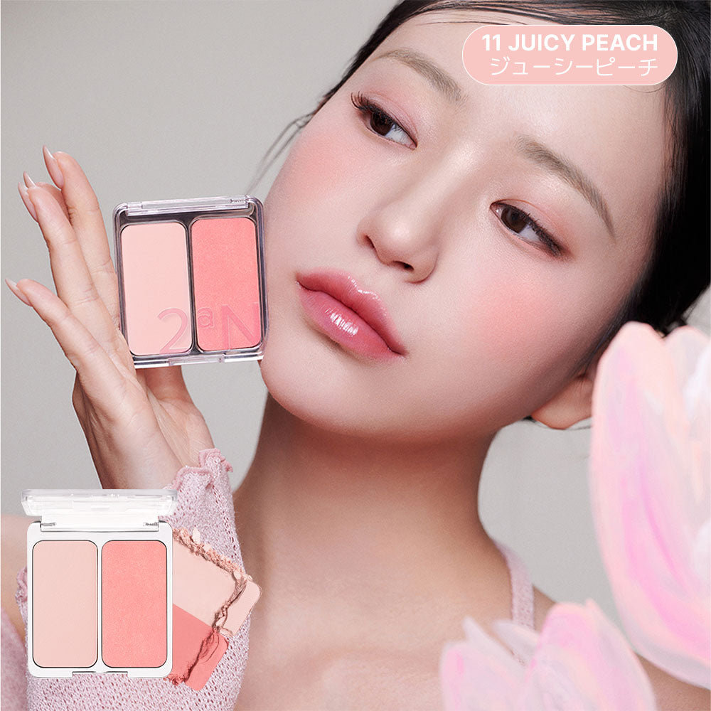 2an-dual-cheek #11 Juicy Peach 色號