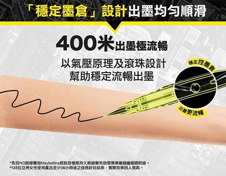Maybelline 超銳目極限持久眼線筆