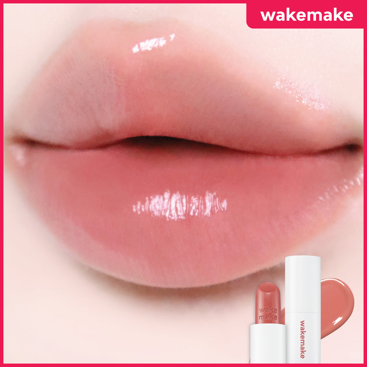 wakemake-healthy-glow-balm-stick 01 Peach Shower 色號