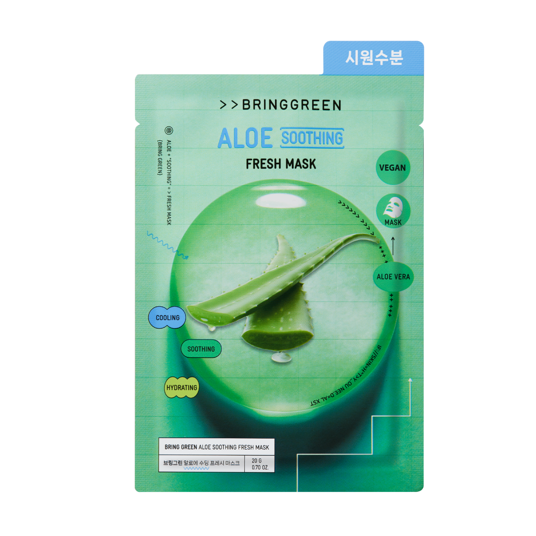 Bring Green-蘆薈保濕舒敏面膜10片