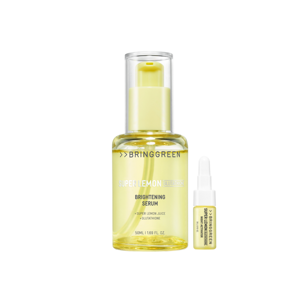 BRING GREEN SUPER LEMON 穀胱甘?亮白精華 50ml【贈：夜間活化精華 3ml】
