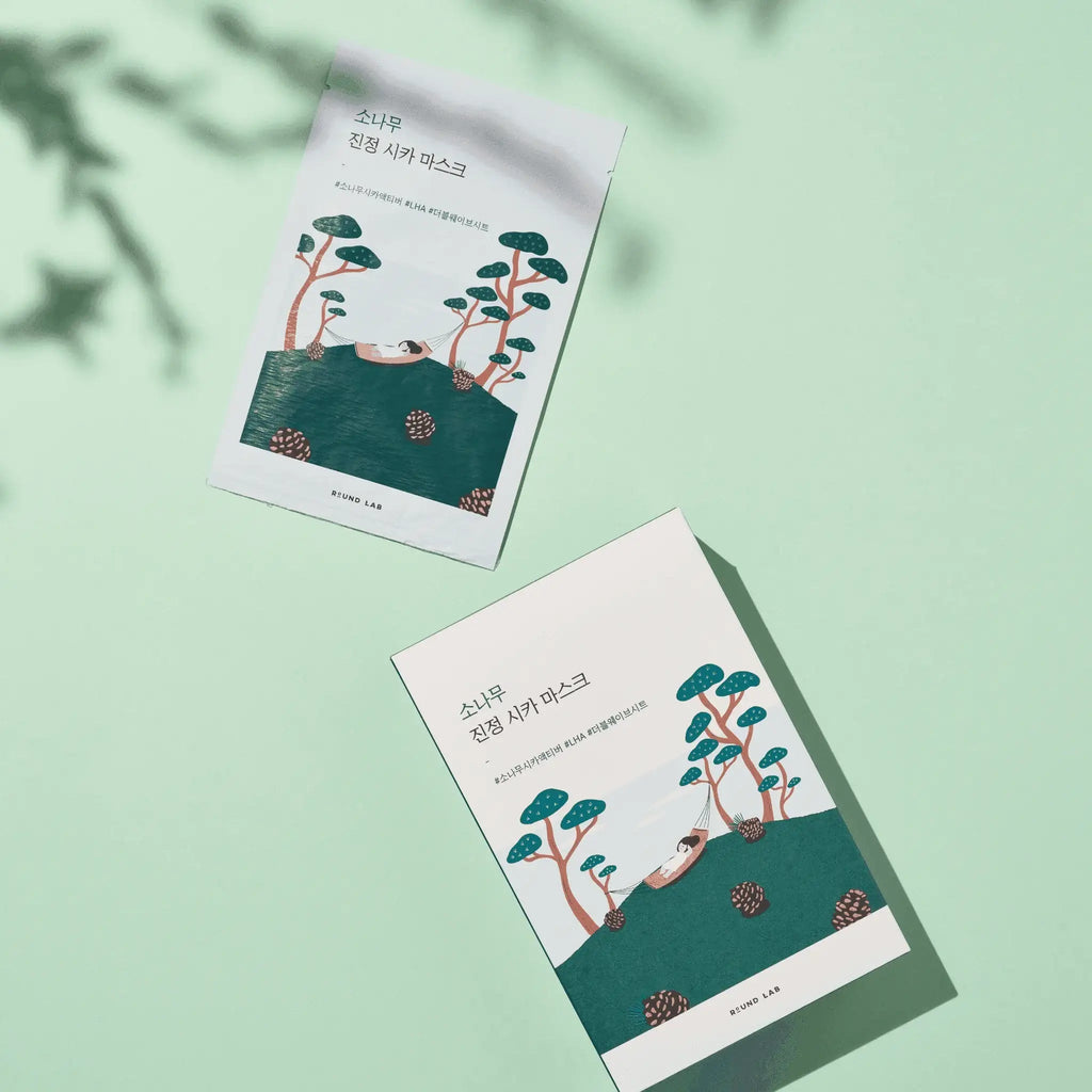 ROUND LAB 松樹舒緩修護面膜套裝 [27毫升 x 10片]