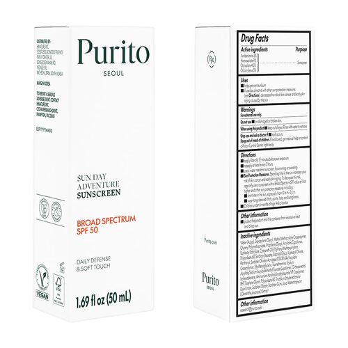 PURITO SEOUL Sun Day Adventure 防曬霜 50ml