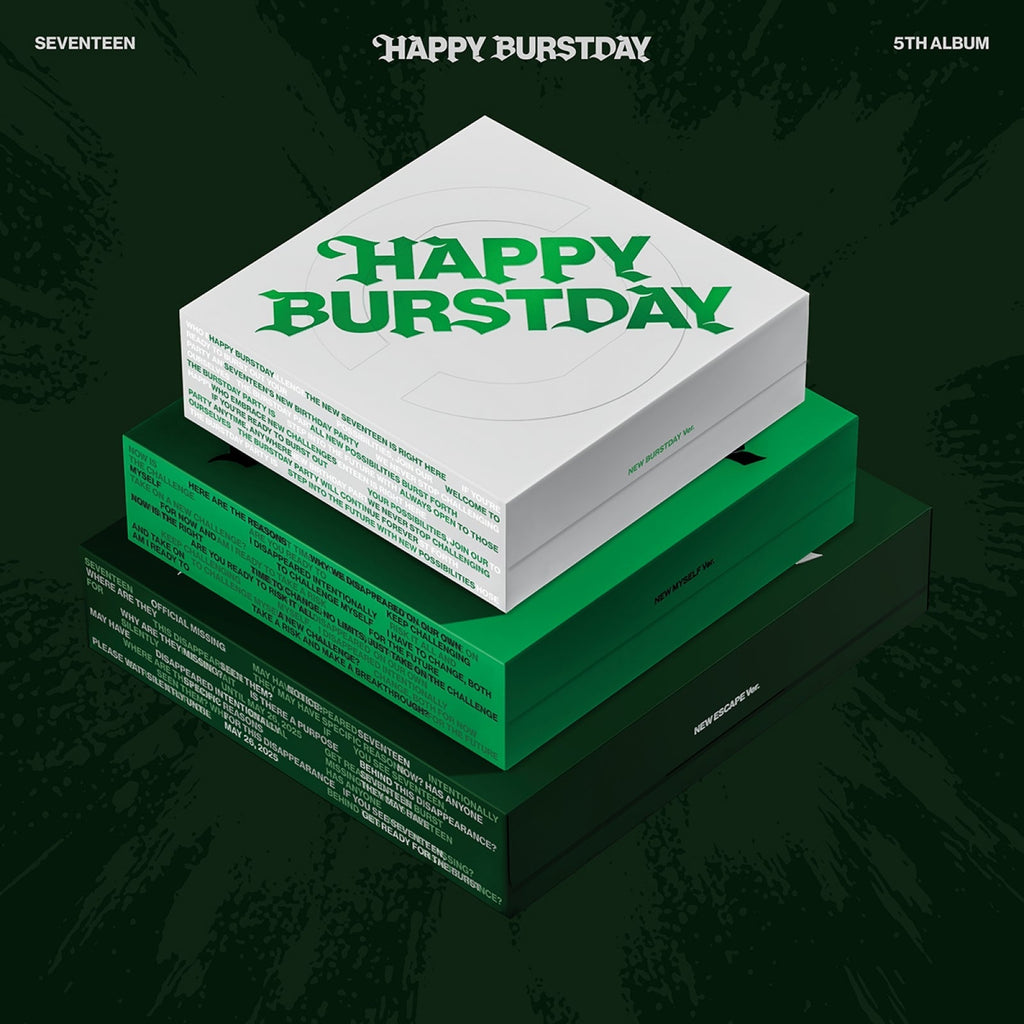 SEVENTEEN - 5th Full Album 'HAPPY BURSTDAY' (White Ver.)