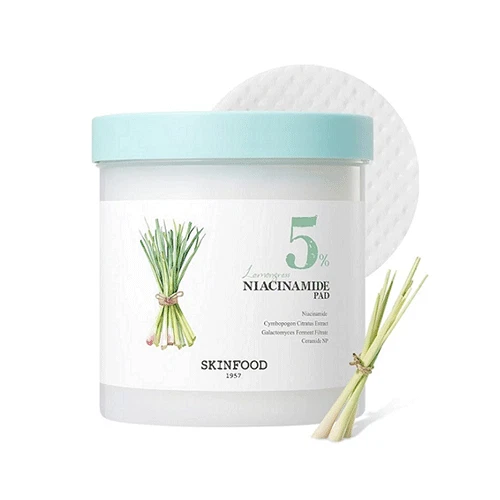 Skinfood 檸檬草提亮水潤5%棉片 (60片)