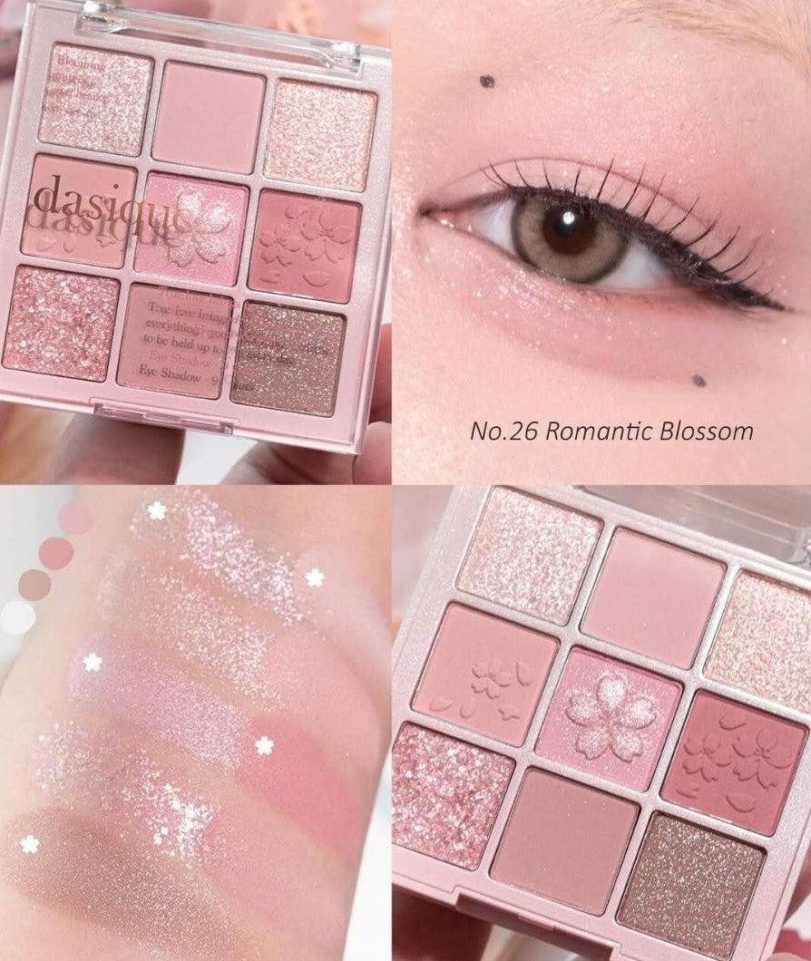 Dasique Eye Shadow Palette #26 櫻花盤 eye makeup result