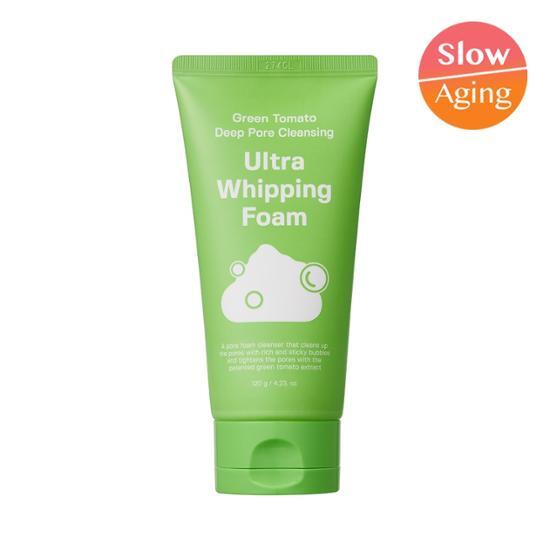 SUNGBOON EDITOR - Editor Green Tomato Deep Pore Cleansing Ultra Whipping Foam 綠番茄毛孔深層清潔控油泡泡潔面乳 120g