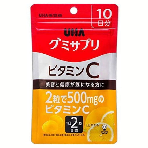 uha-味覺糖-維他命c軟糖-檸檬味-20粒-10日份