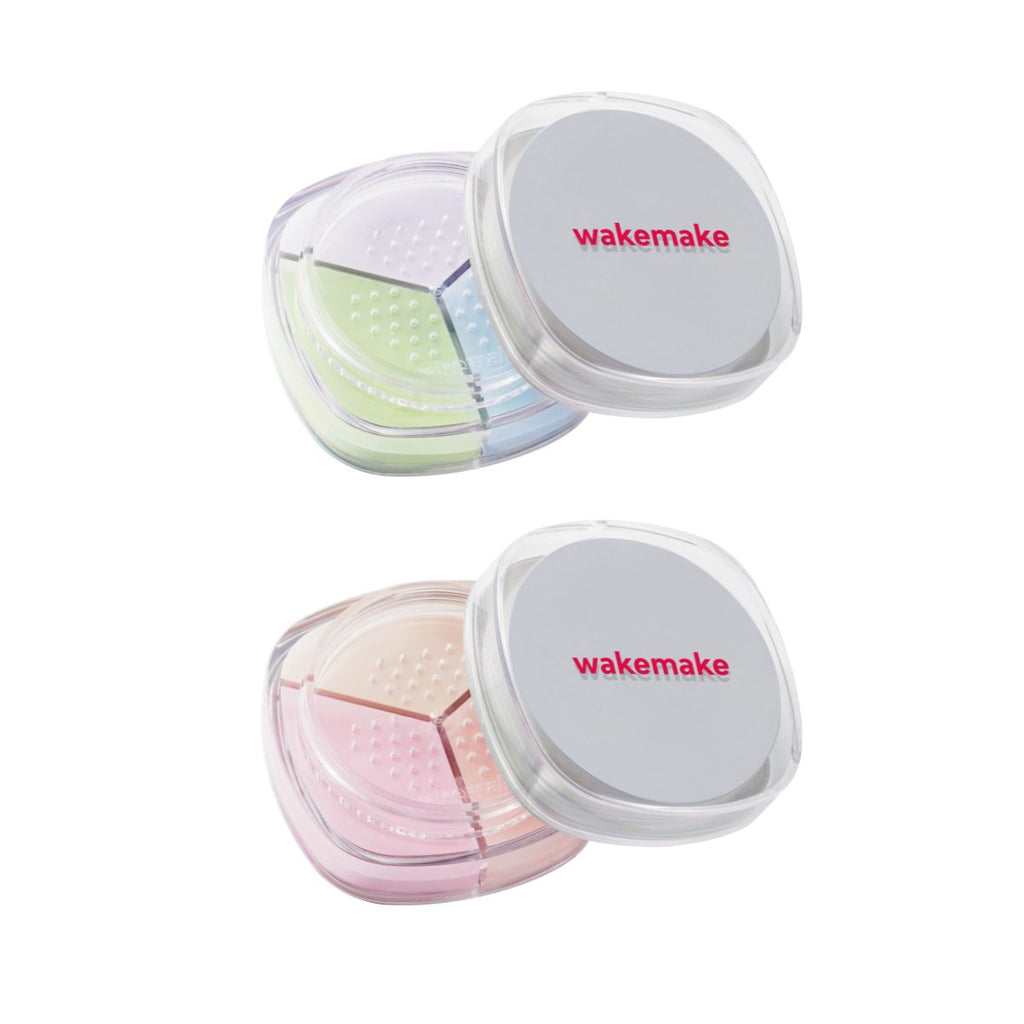 WAKEMAKE 3色亮膚定妝蜜粉