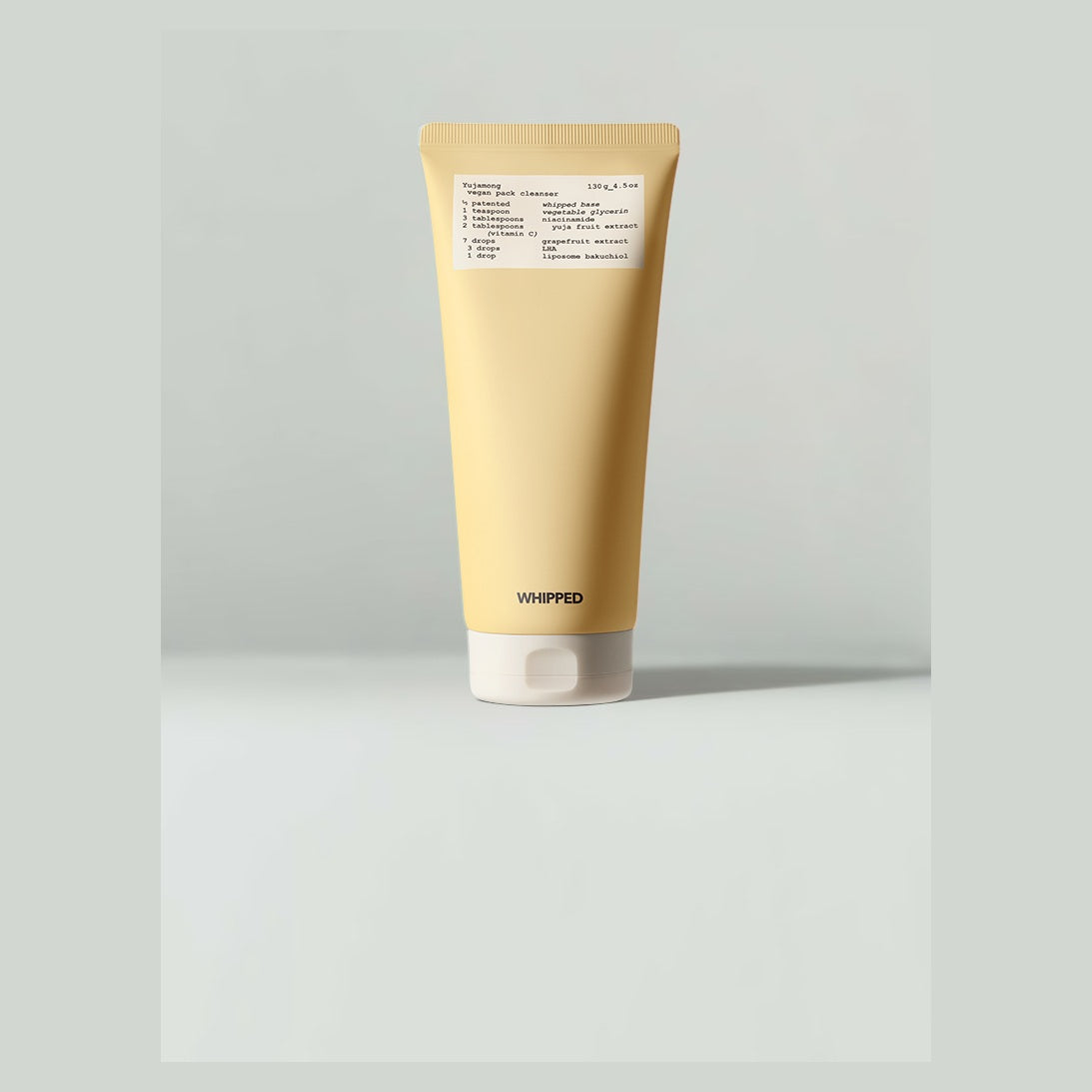 whipped-柚子香橙全素面膜潔面乳130g
